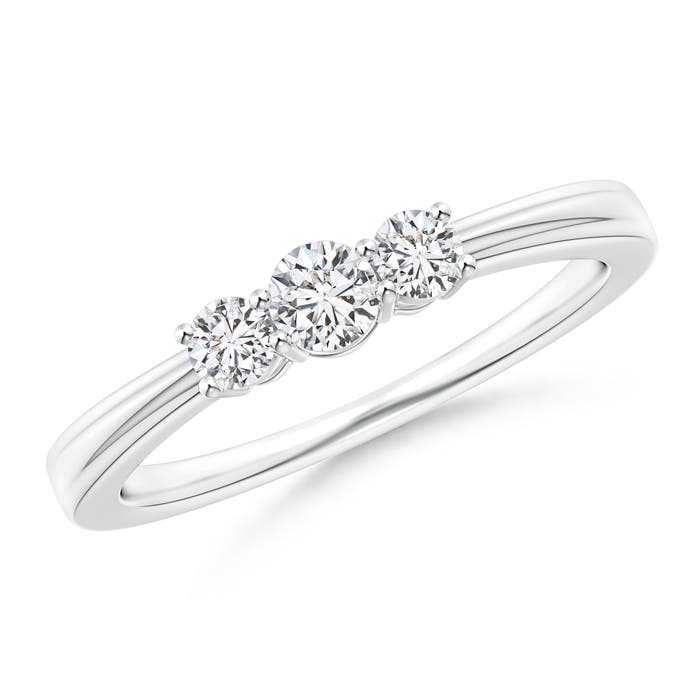 H, SI2 / 0.32 CT / 14 KT White Gold