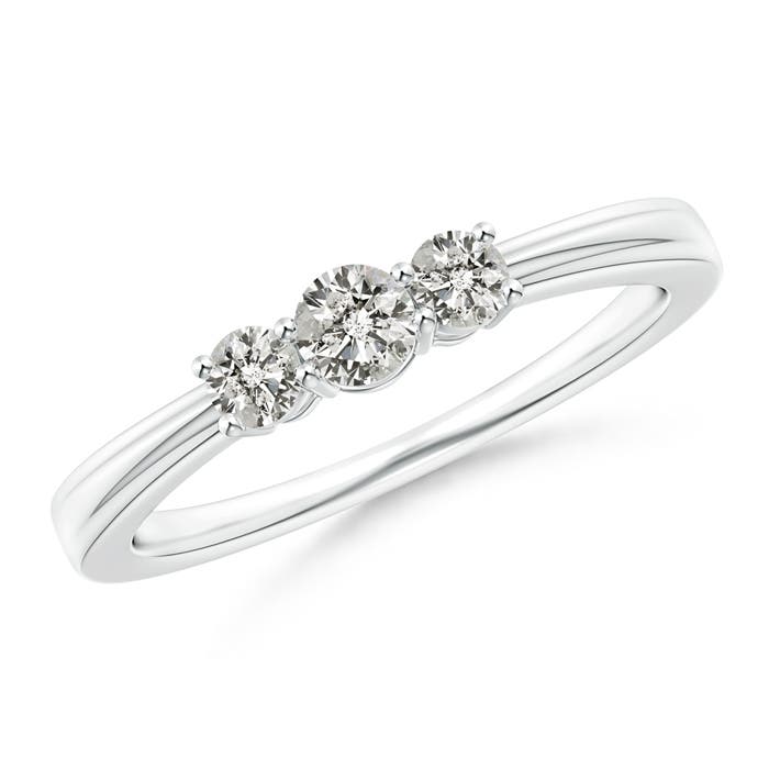 K, I3 / 0.32 CT / 14 KT White Gold