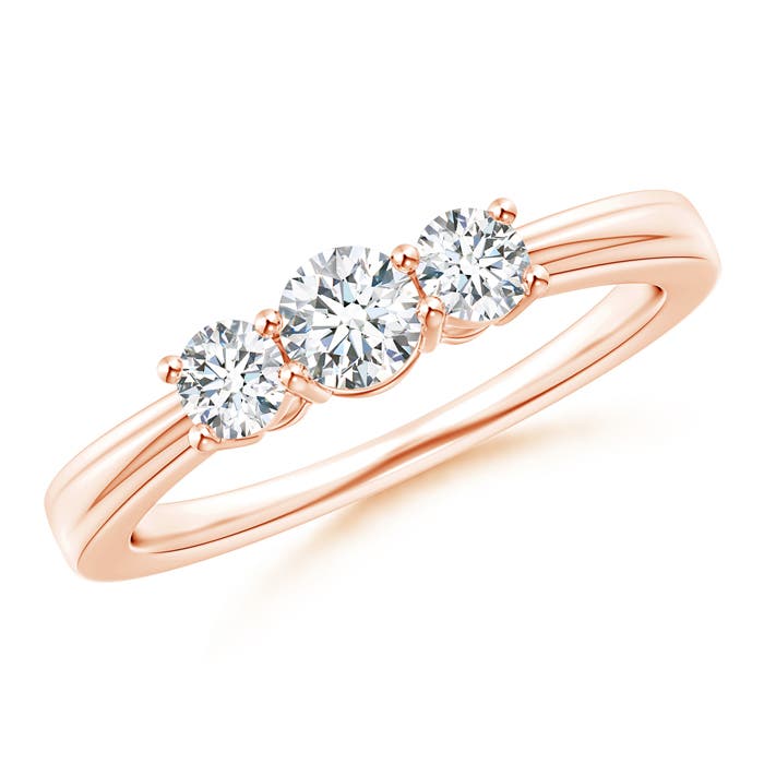 G, VS2 / 0.5 CT / 14 KT Rose Gold