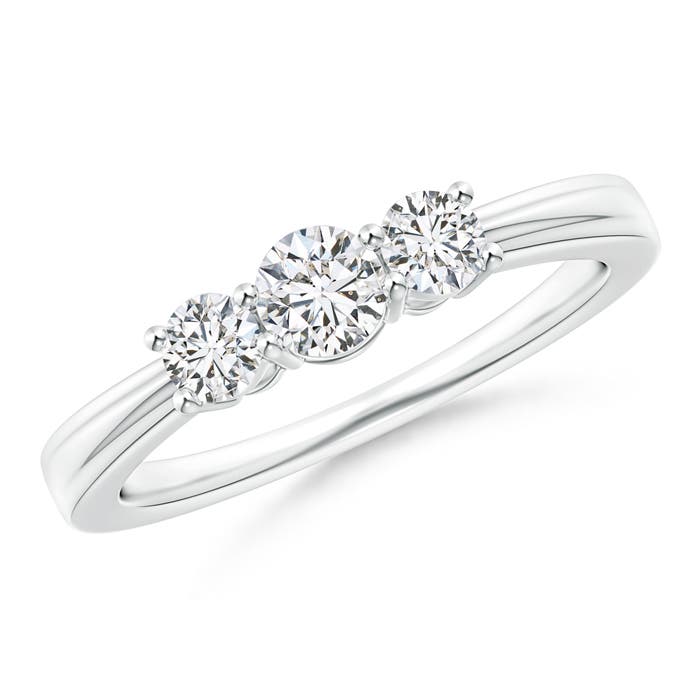 H, SI2 / 0.5 CT / 14 KT White Gold