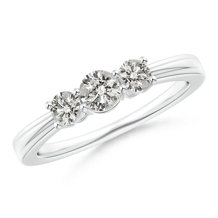 K, I3 / 0.5 CT / 14 KT White Gold