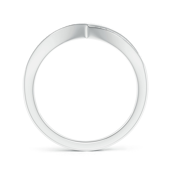 1.1mm GVS2 Pavé Set Diamond Infinity Ring in White Gold product image