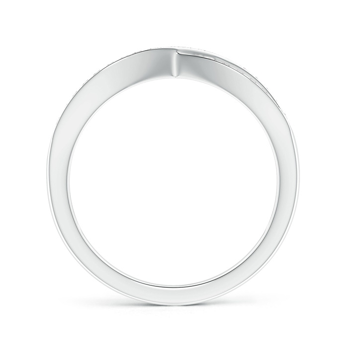 1.1mm IJI1I2 Pavé Set Diamond Infinity Ring in 9K White Gold product image