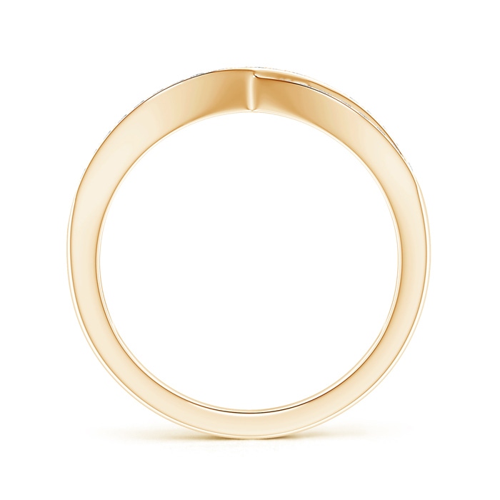 1.1mm KI3 Pavé Set Diamond Infinity Ring in Yellow Gold product image