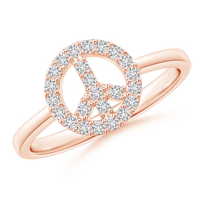 H, SI2 / 0.22 CT / 14 KT Rose Gold