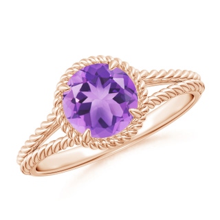 Round A Amethyst