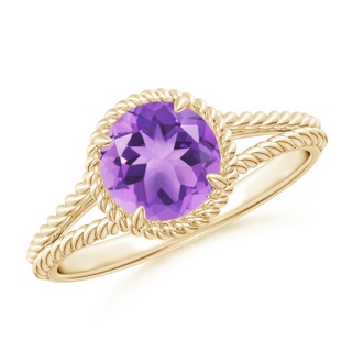 Round A Amethyst