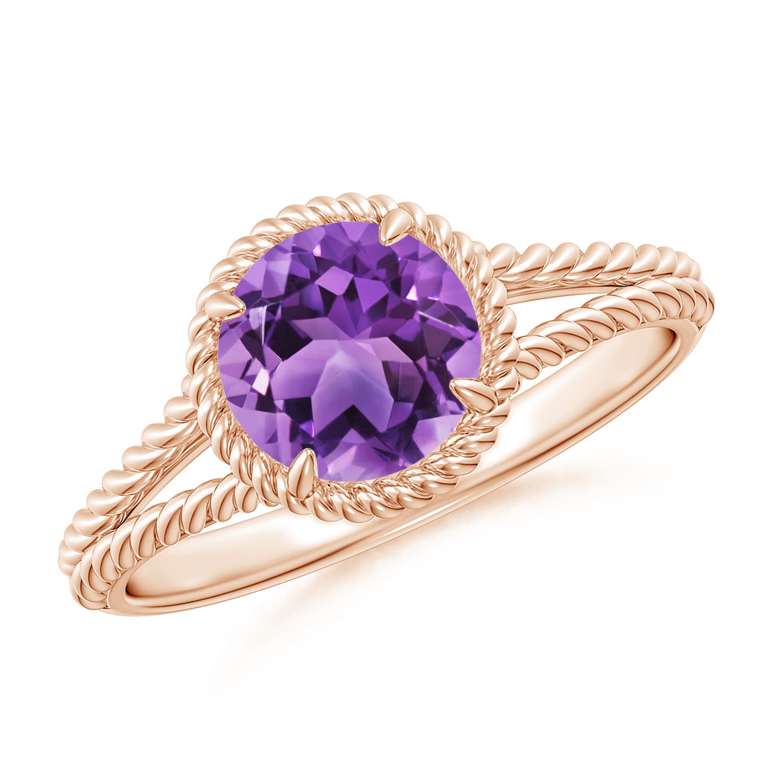 AA - Amethyst / 1.15 CT / 14 KT Rose Gold