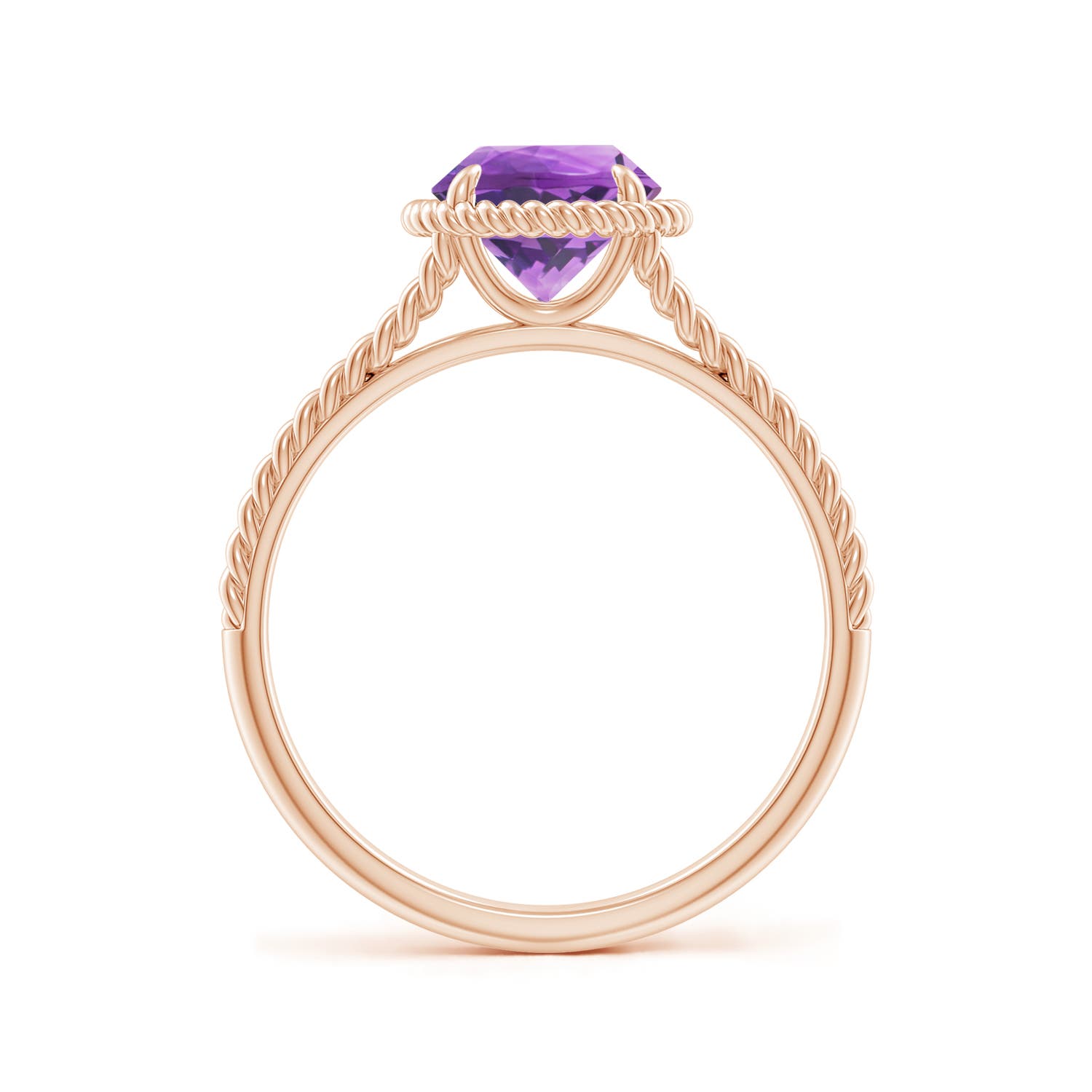 AA - Amethyst / 1.15 CT / 14 KT Rose Gold