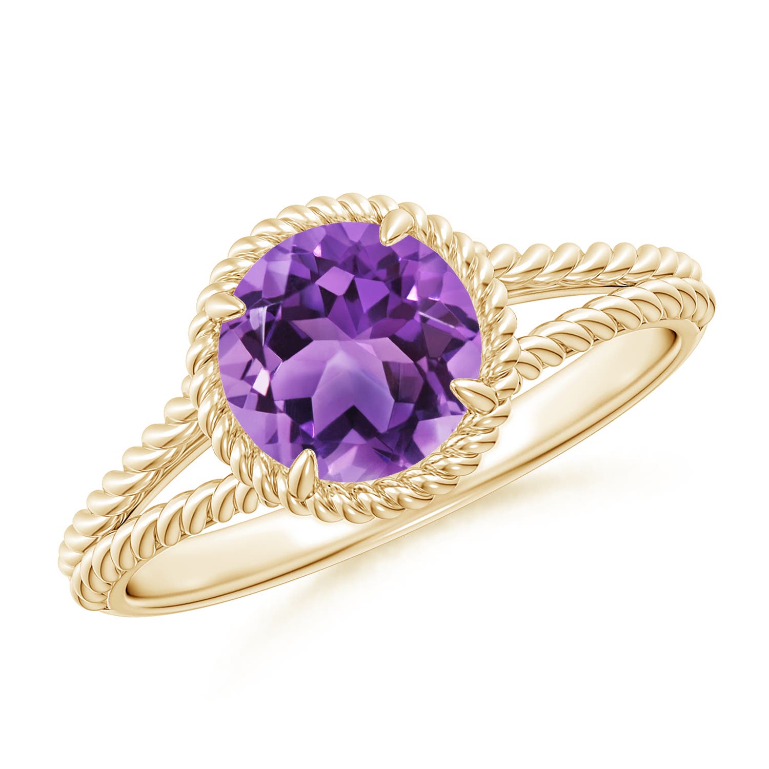 AA - Amethyst / 1.15 CT / 14 KT Yellow Gold