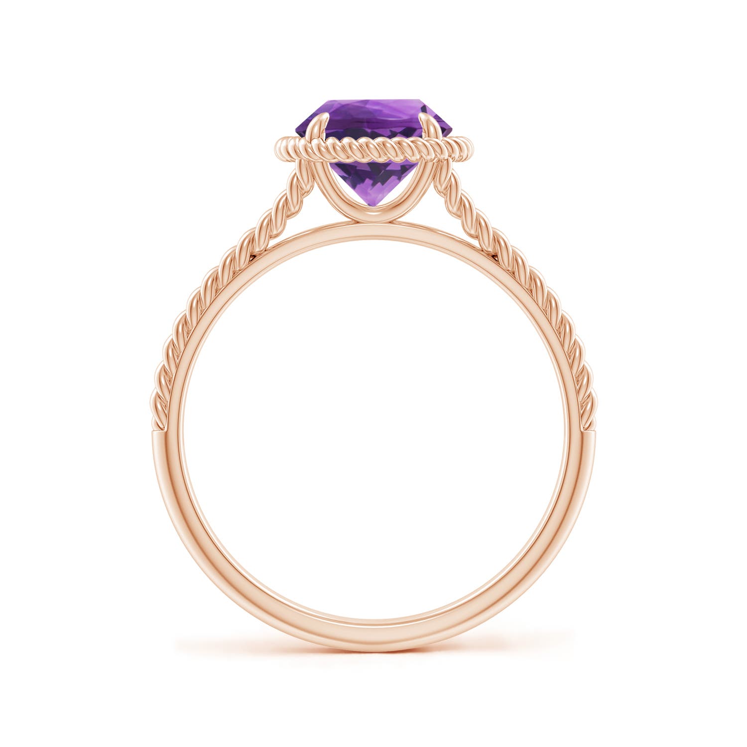 AAA - Amethyst / 1.15 CT / 14 KT Rose Gold