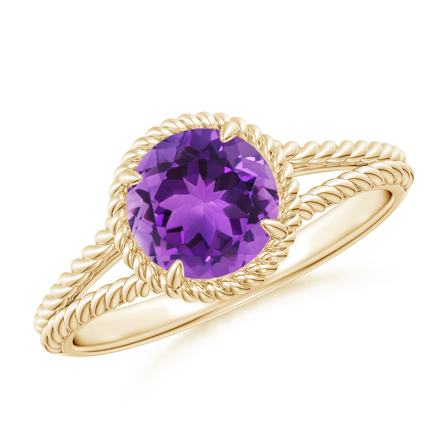 AAA - Amethyst / 1.15 CT / 14 KT Yellow Gold