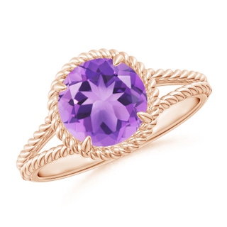 Round A Amethyst