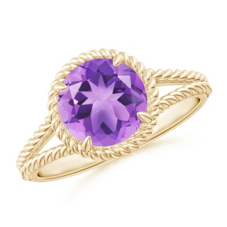 Round A Amethyst