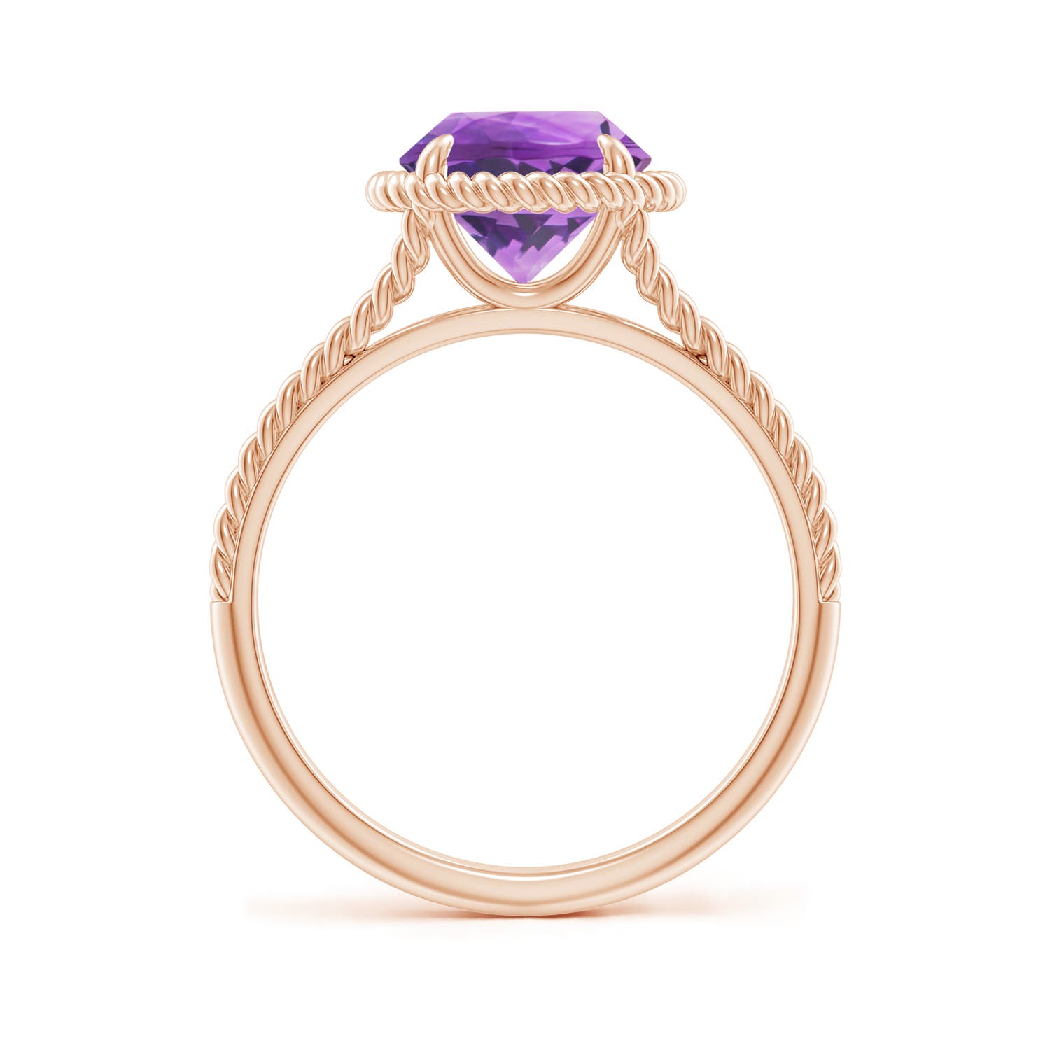 AA - Amethyst / 1.7 CT / 14 KT Rose Gold