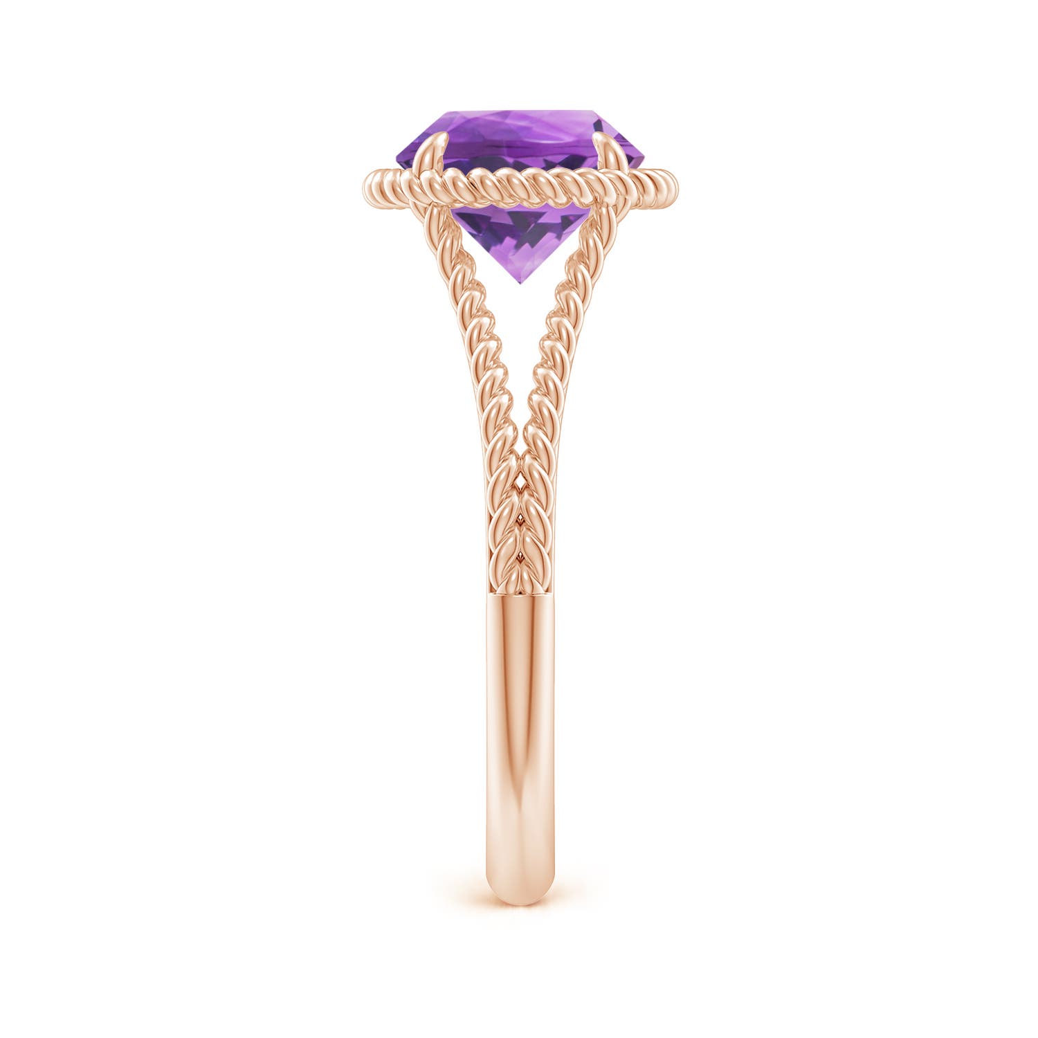 AA - Amethyst / 1.7 CT / 14 KT Rose Gold