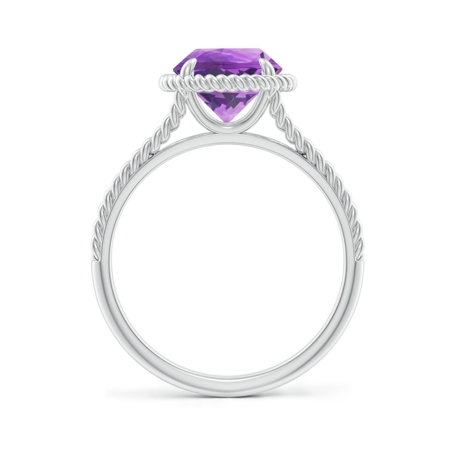 AA - Amethyst / 1.7 CT / 14 KT White Gold