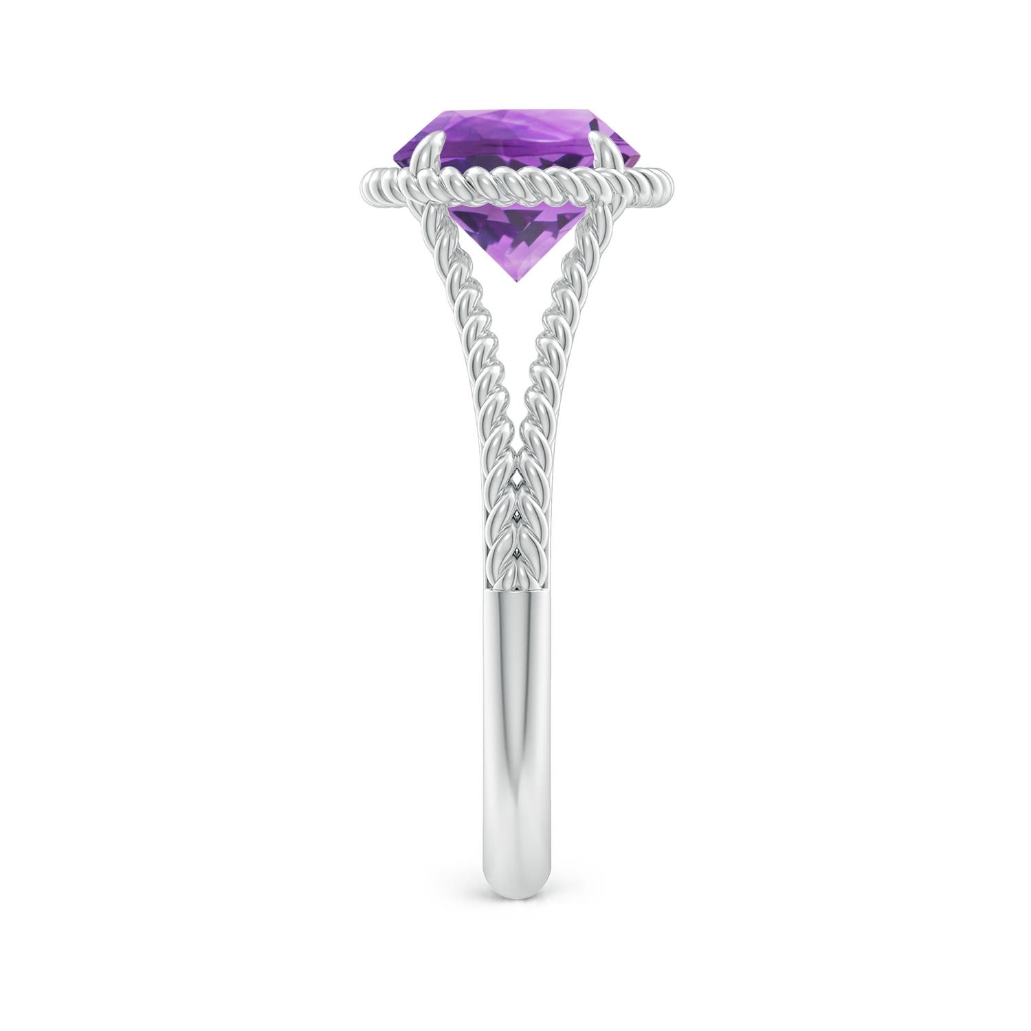 AA - Amethyst / 1.7 CT / 14 KT White Gold