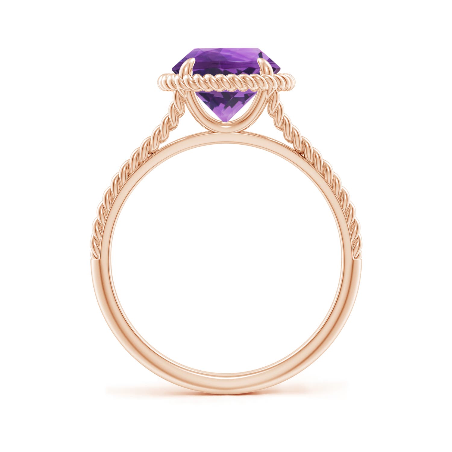 AAA - Amethyst / 1.7 CT / 14 KT Rose Gold