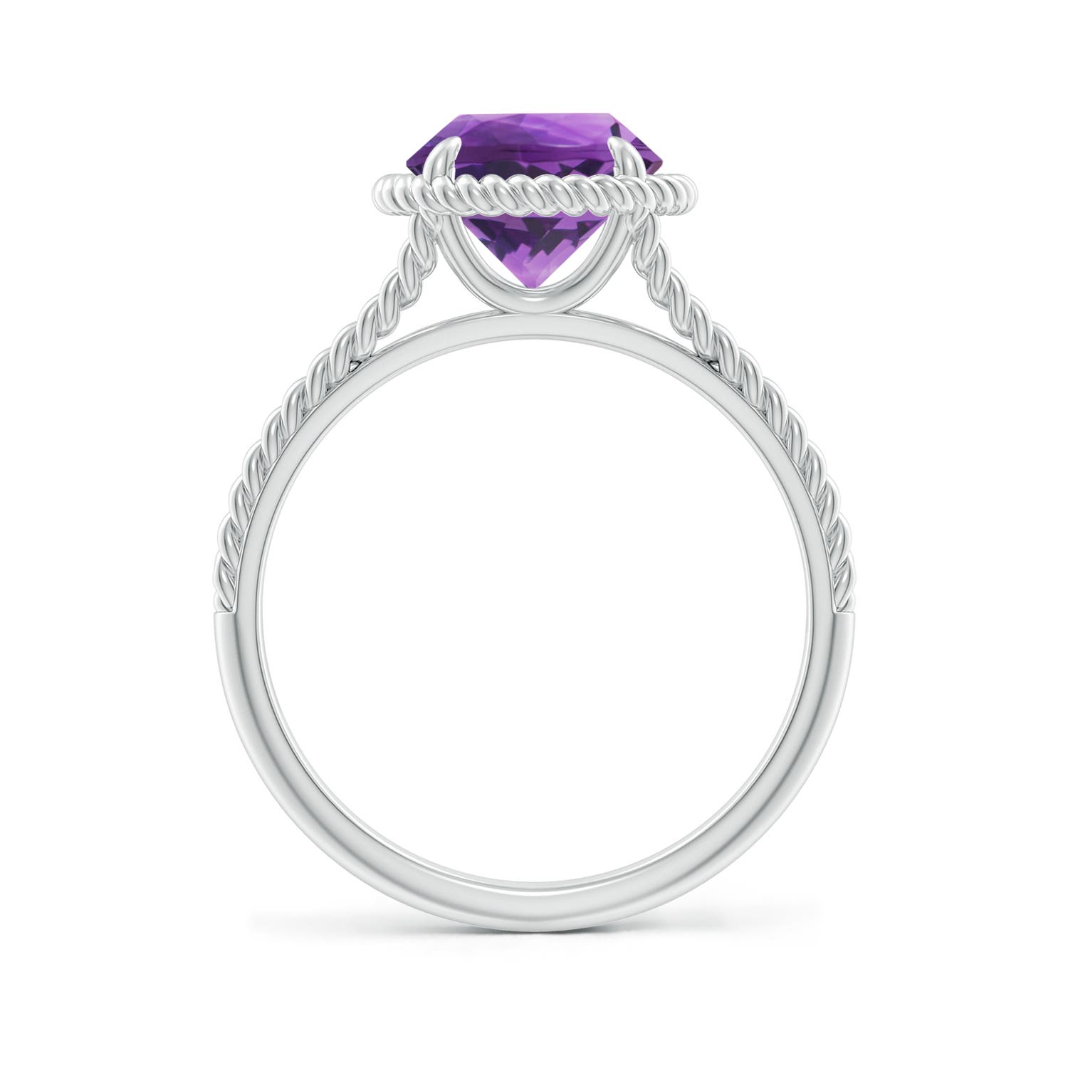 AAA - Amethyst / 1.7 CT / 14 KT White Gold