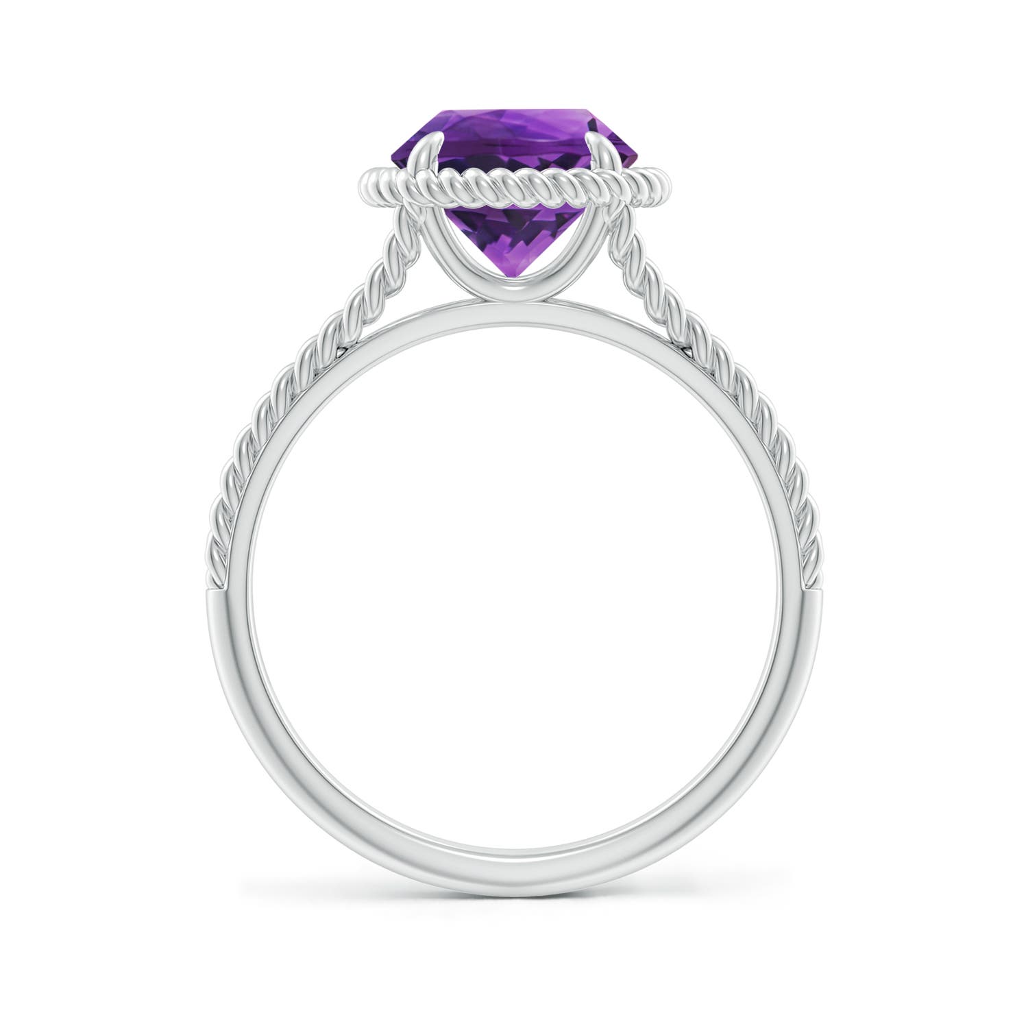 AAAA - Amethyst / 1.7 CT / 14 KT White Gold