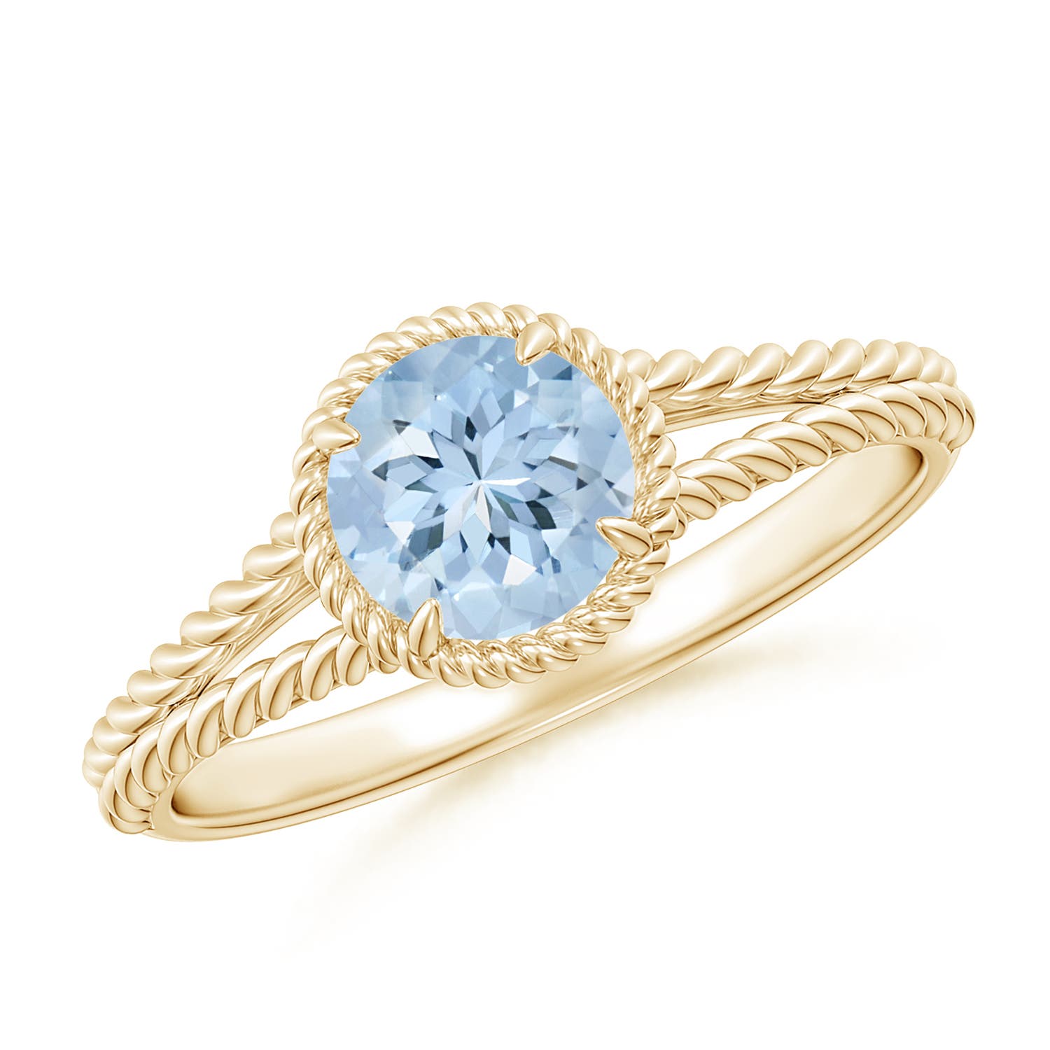 AA - Aquamarine / 0.72 CT / 14 KT Yellow Gold