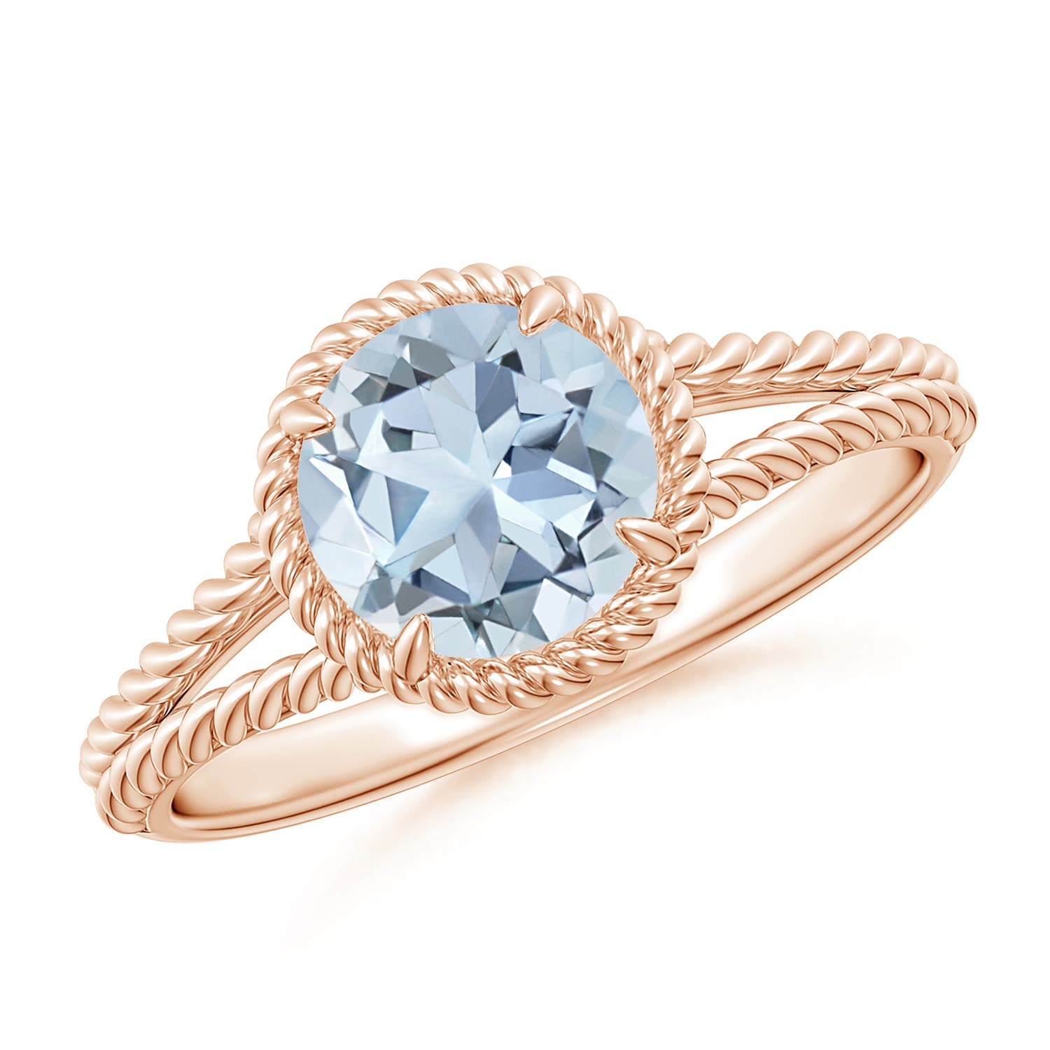 A - Aquamarine / 1.12 CT / 14 KT Rose Gold