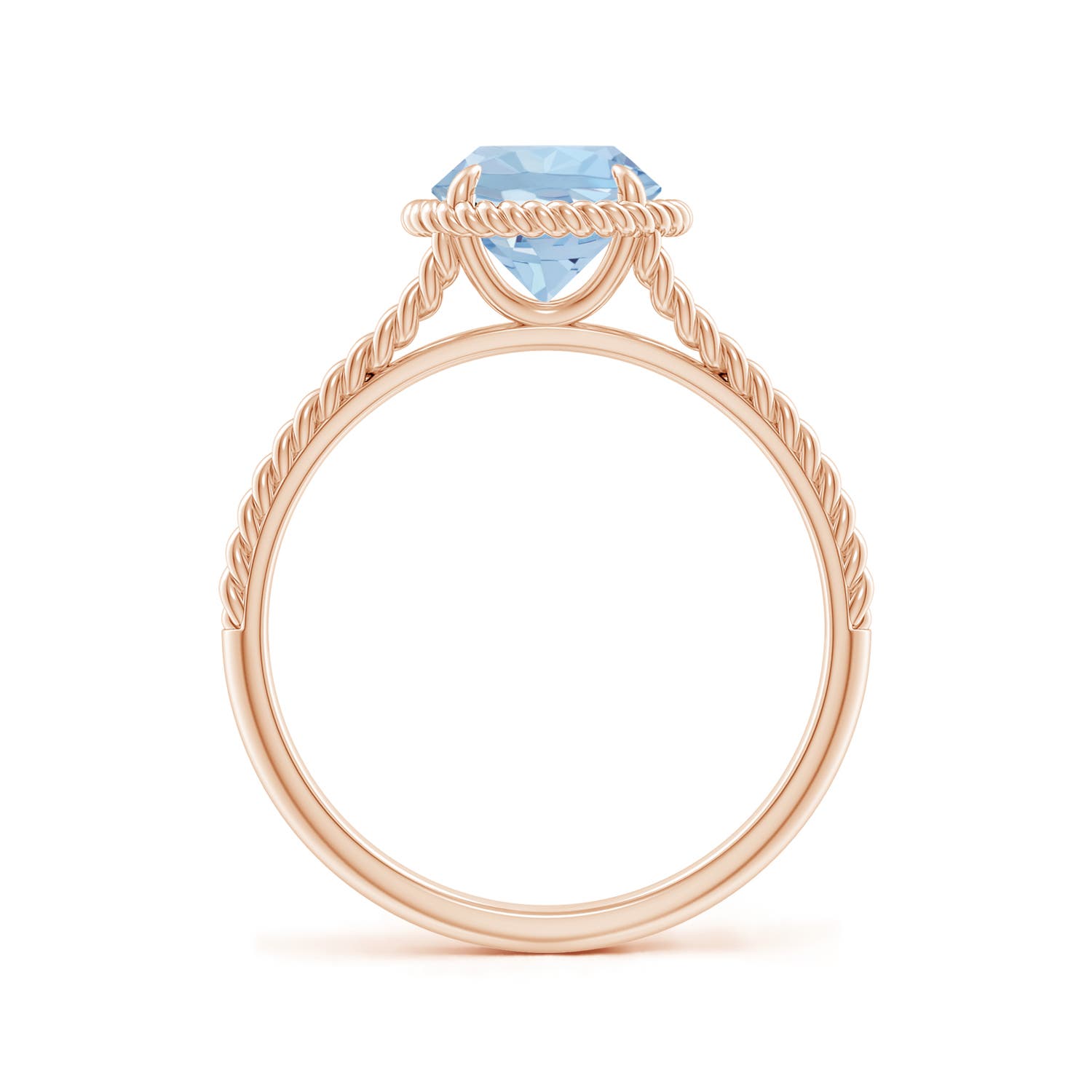 AA - Aquamarine / 1.12 CT / 14 KT Rose Gold