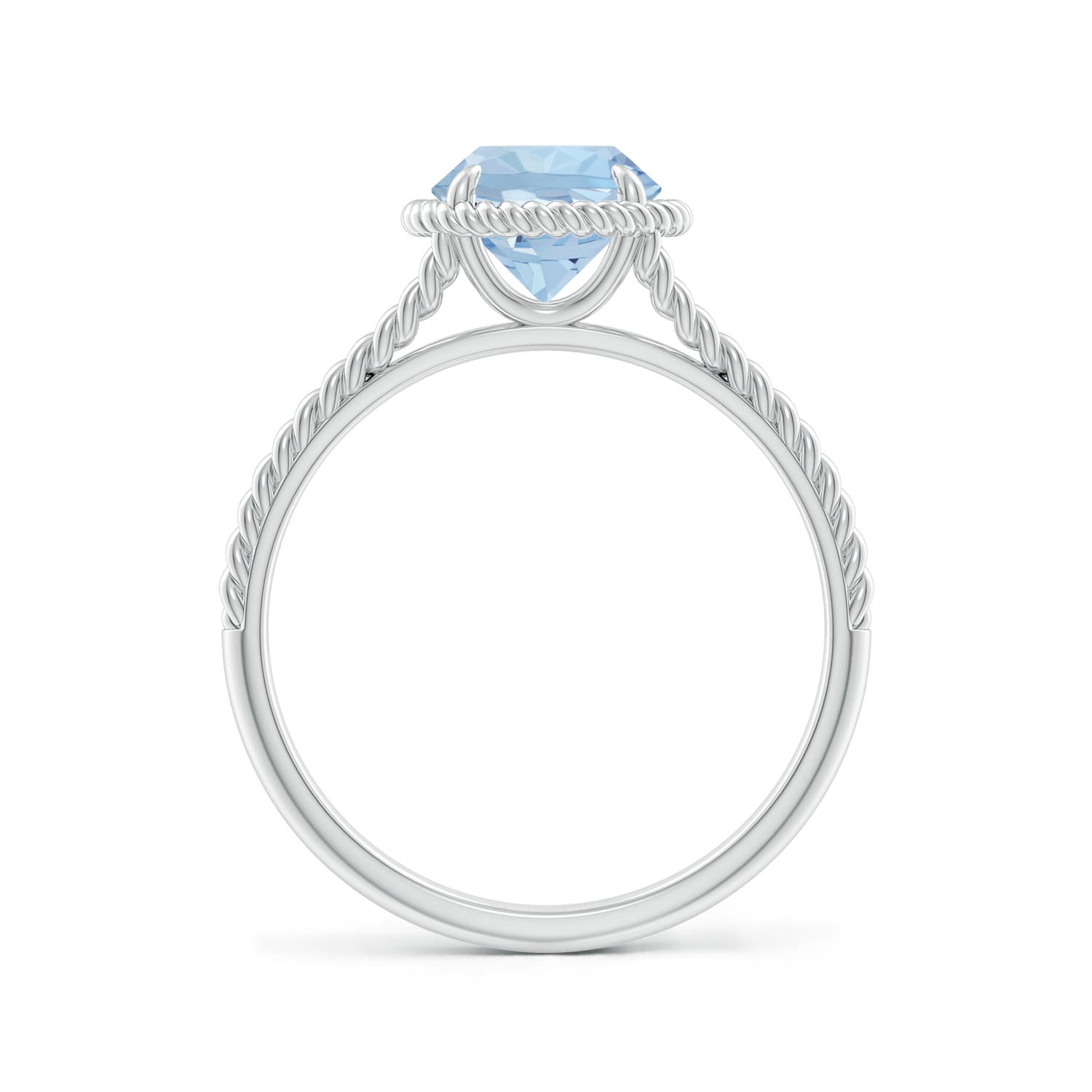 AA - Aquamarine / 1.12 CT / 14 KT White Gold