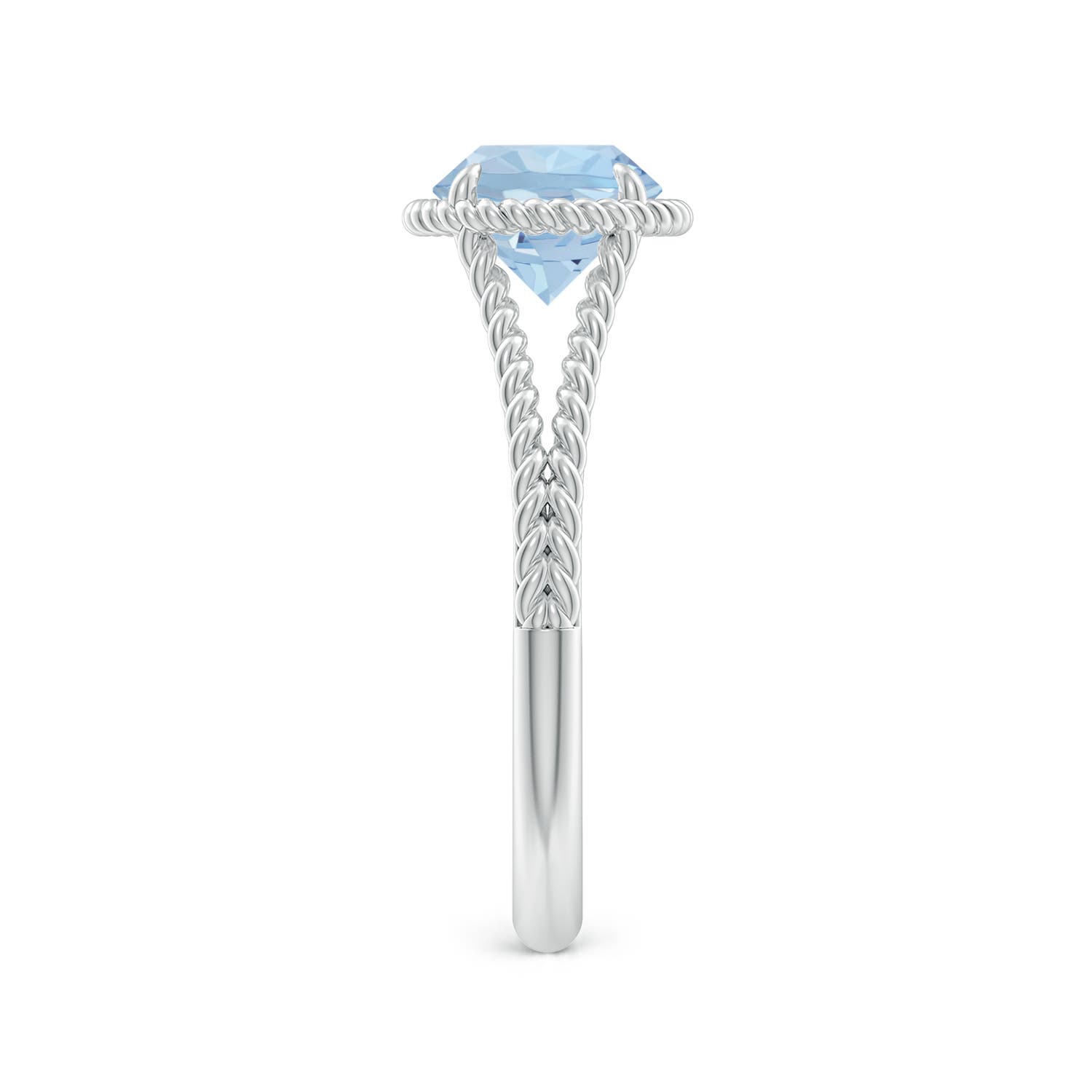 AA - Aquamarine / 1.12 CT / 14 KT White Gold