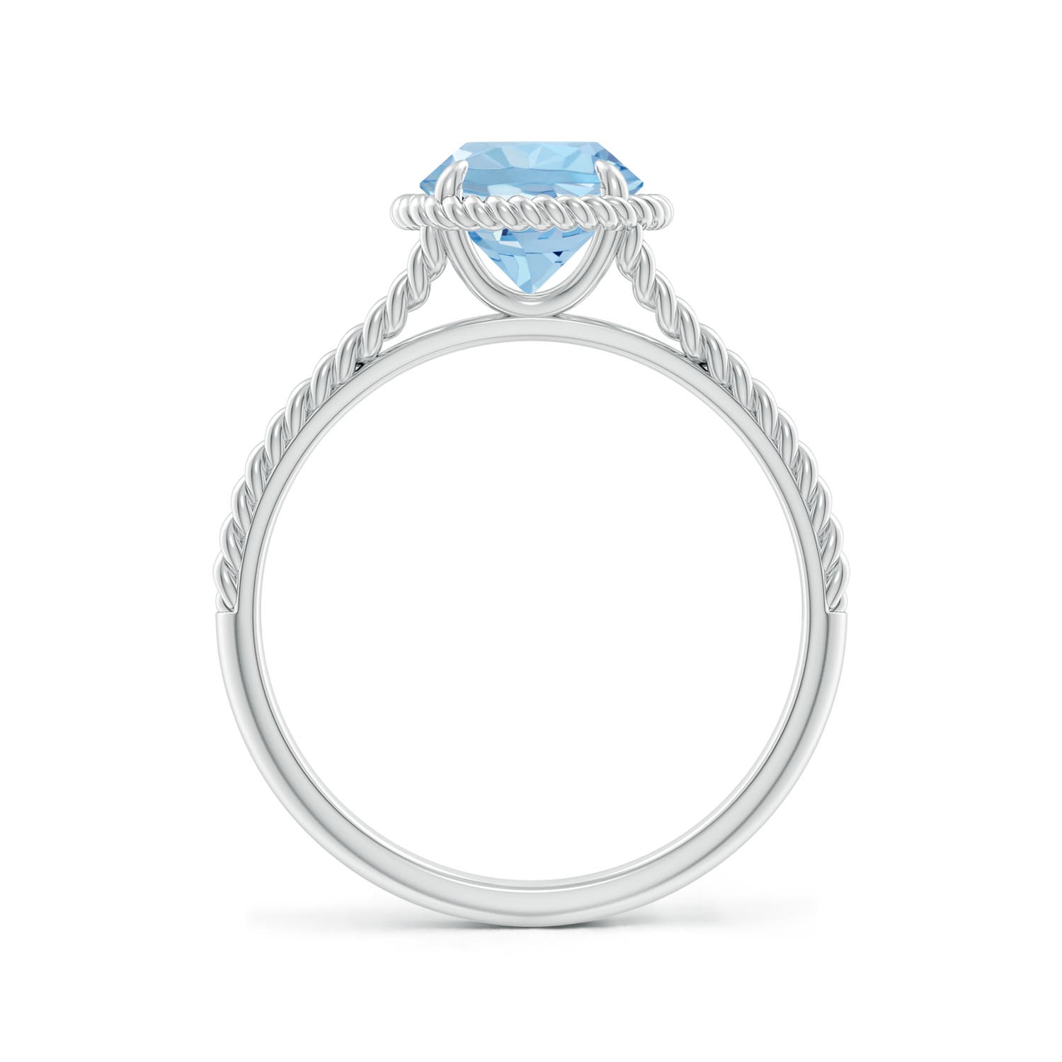 AAA - Aquamarine / 1.12 CT / 14 KT White Gold