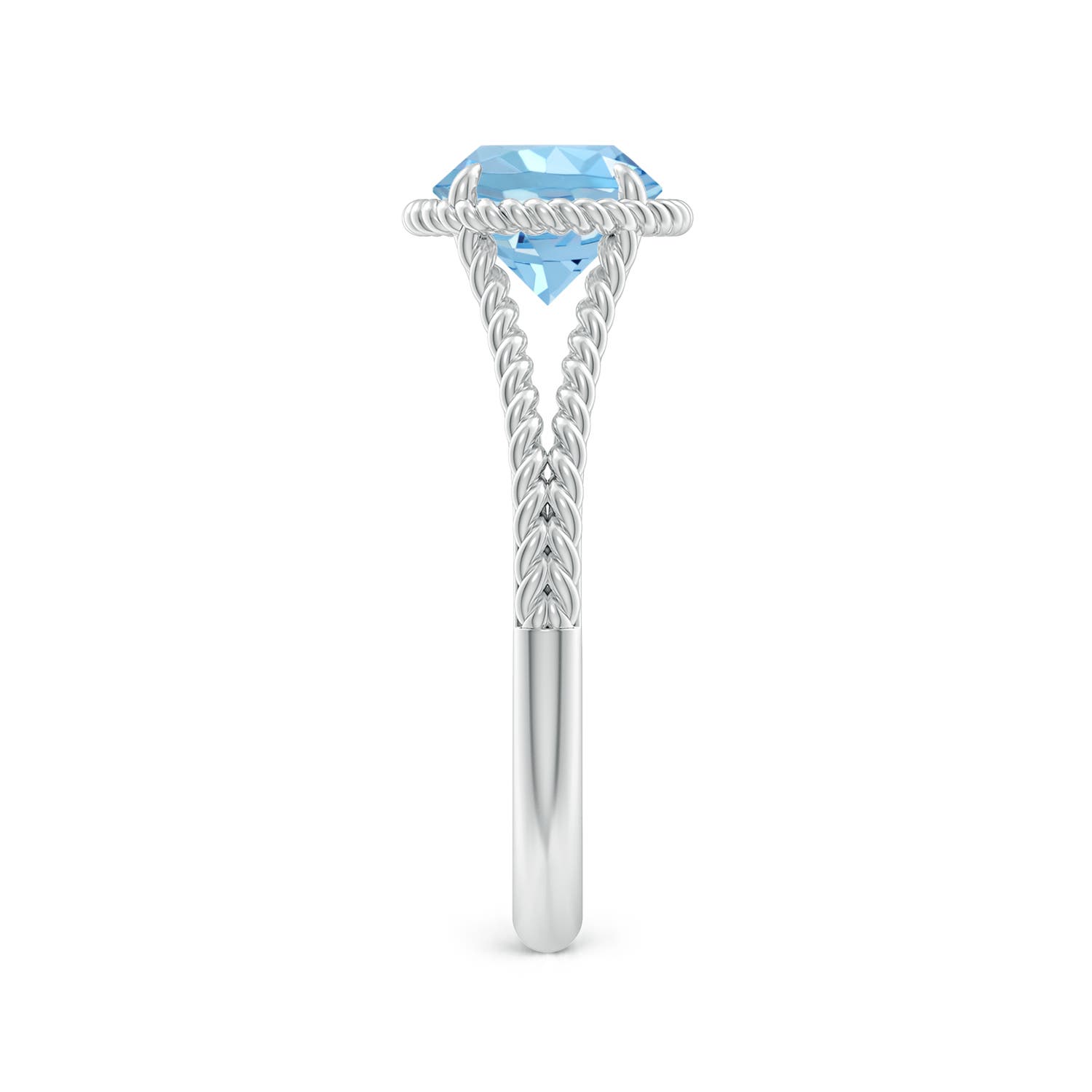 AAAA - Aquamarine / 1.12 CT / 14 KT White Gold