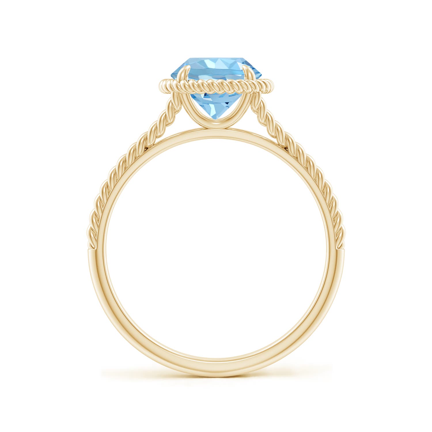 AAAA - Aquamarine / 1.12 CT / 14 KT Yellow Gold