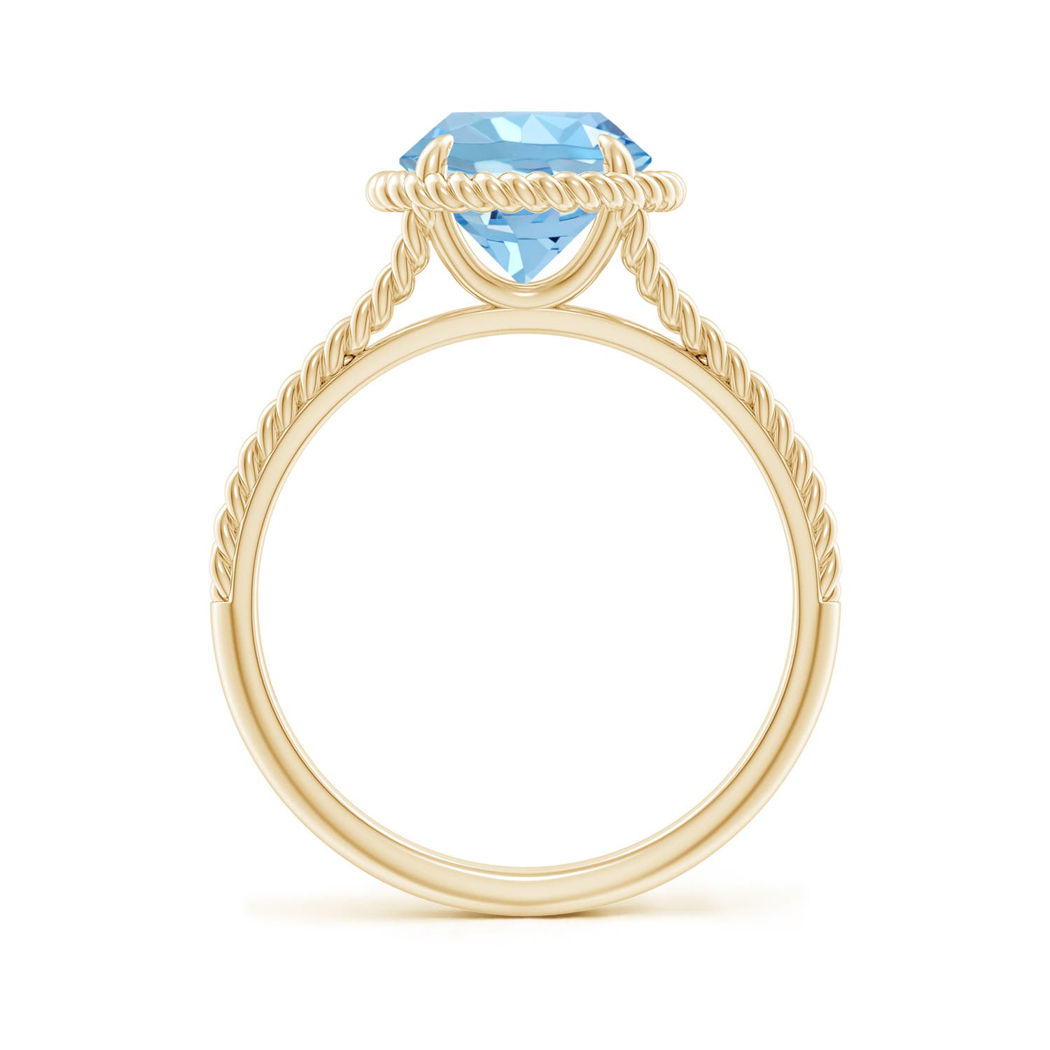 AAAA - Aquamarine / 1.6 CT / 14 KT Yellow Gold