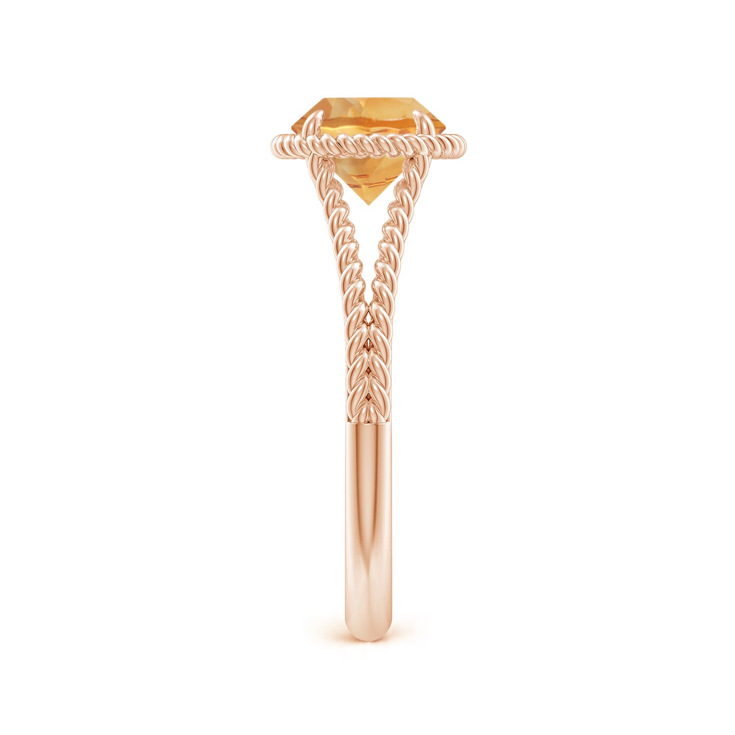 A - Citrine / 1.25 CT / 14 KT Rose Gold