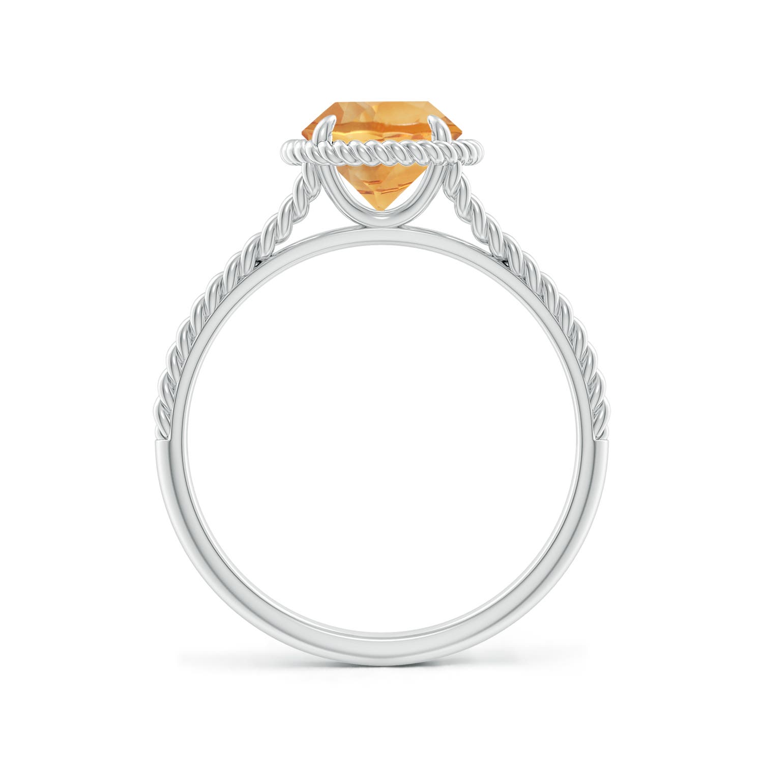 A - Citrine / 1.25 CT / 14 KT White Gold