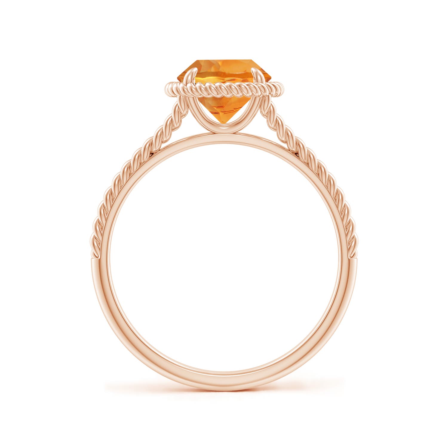 AAA - Citrine / 1.25 CT / 14 KT Rose Gold