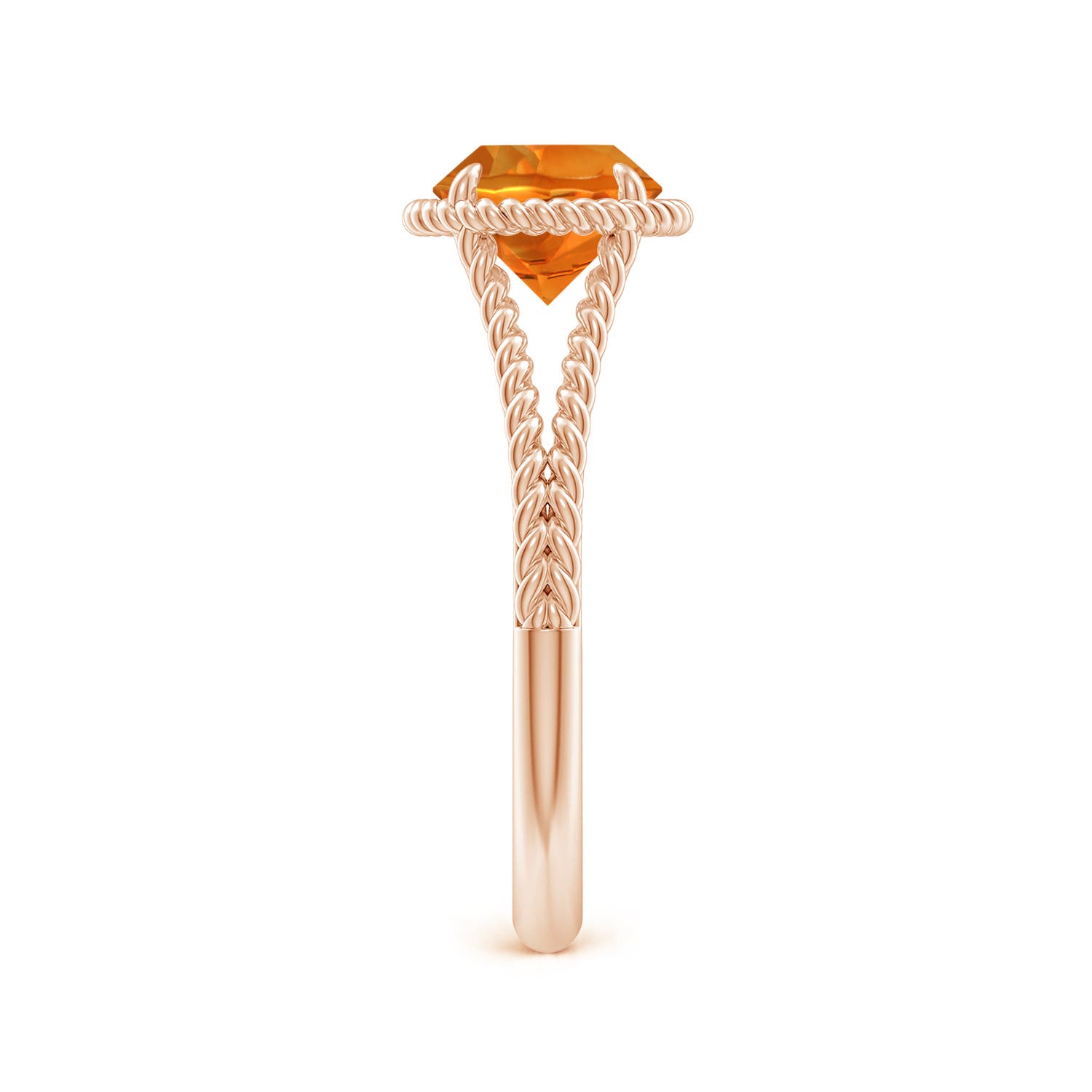 AAAA - Citrine / 1.25 CT / 14 KT Rose Gold