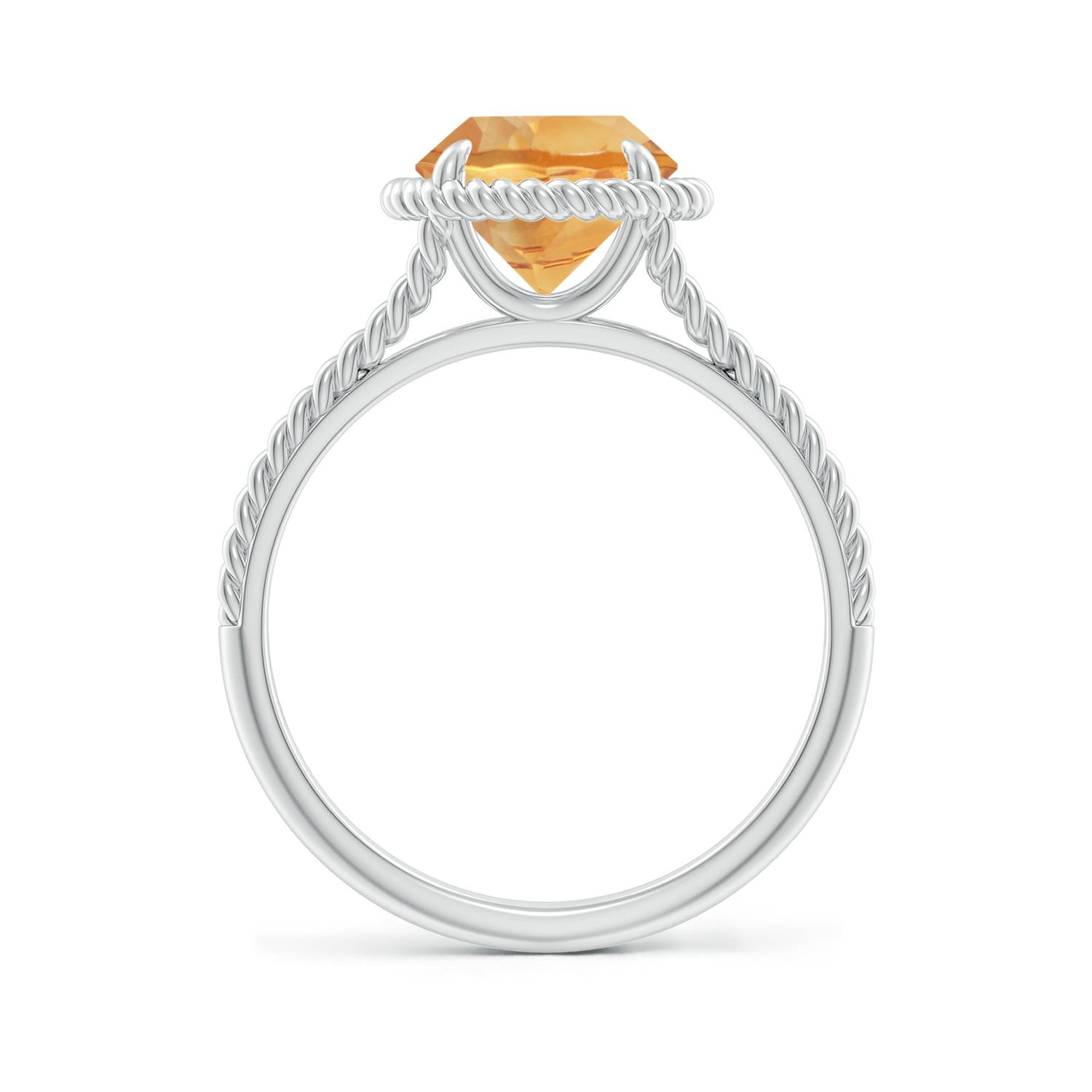 A - Citrine / 1.7 CT / 14 KT White Gold