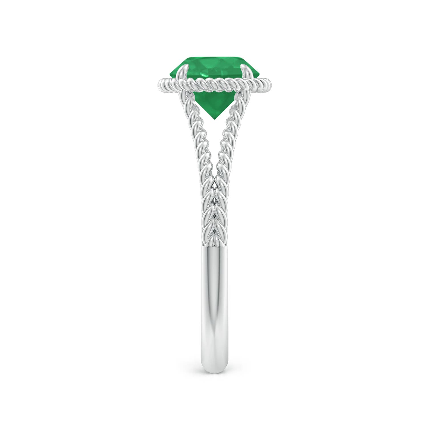 A - Emerald / 1.2 CT / 14 KT White Gold