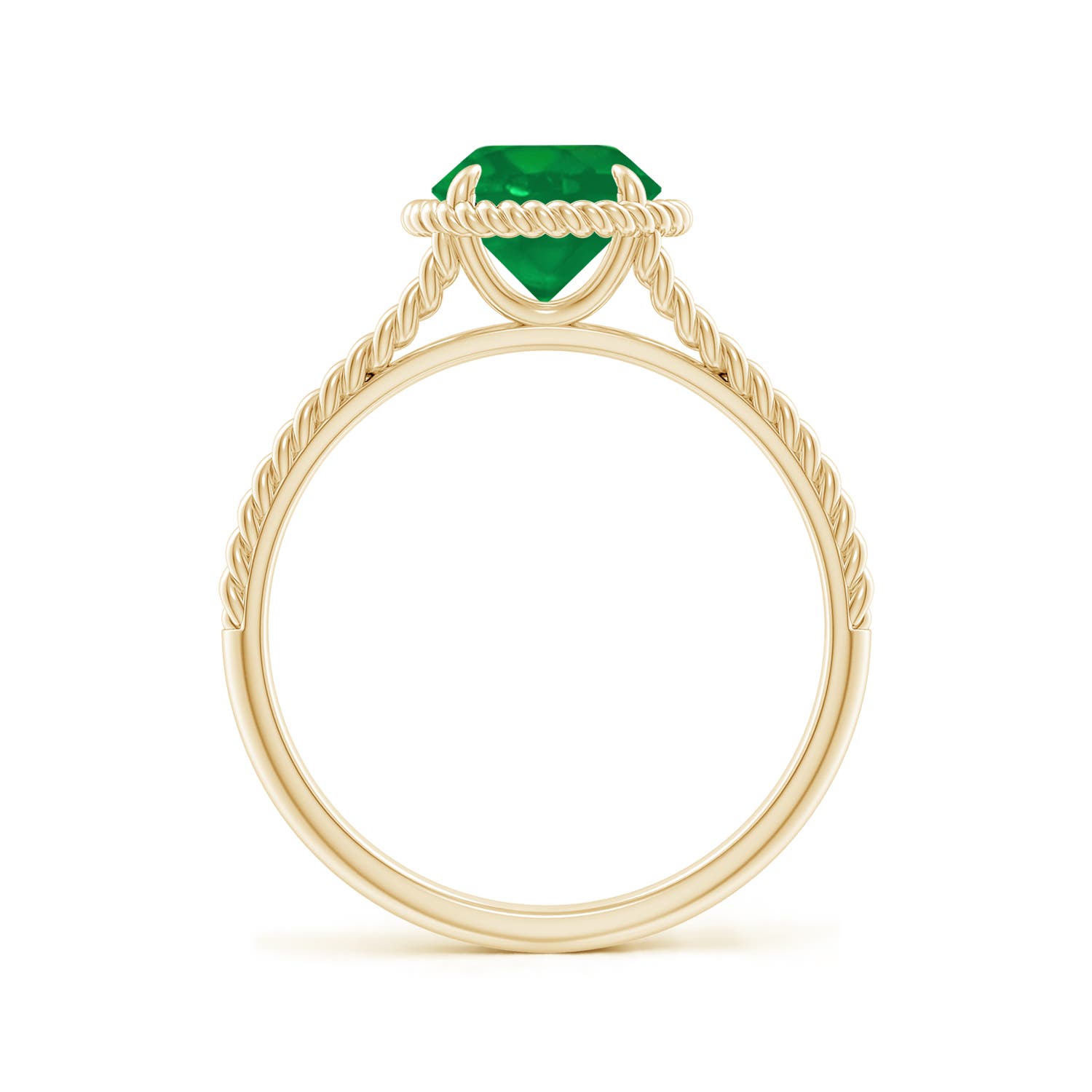 AA - Emerald / 1.2 CT / 14 KT Yellow Gold