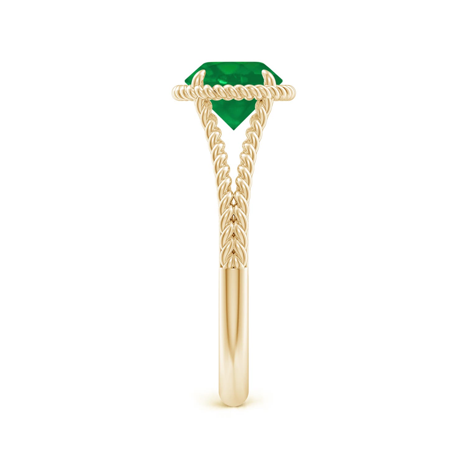 AA - Emerald / 1.2 CT / 14 KT Yellow Gold