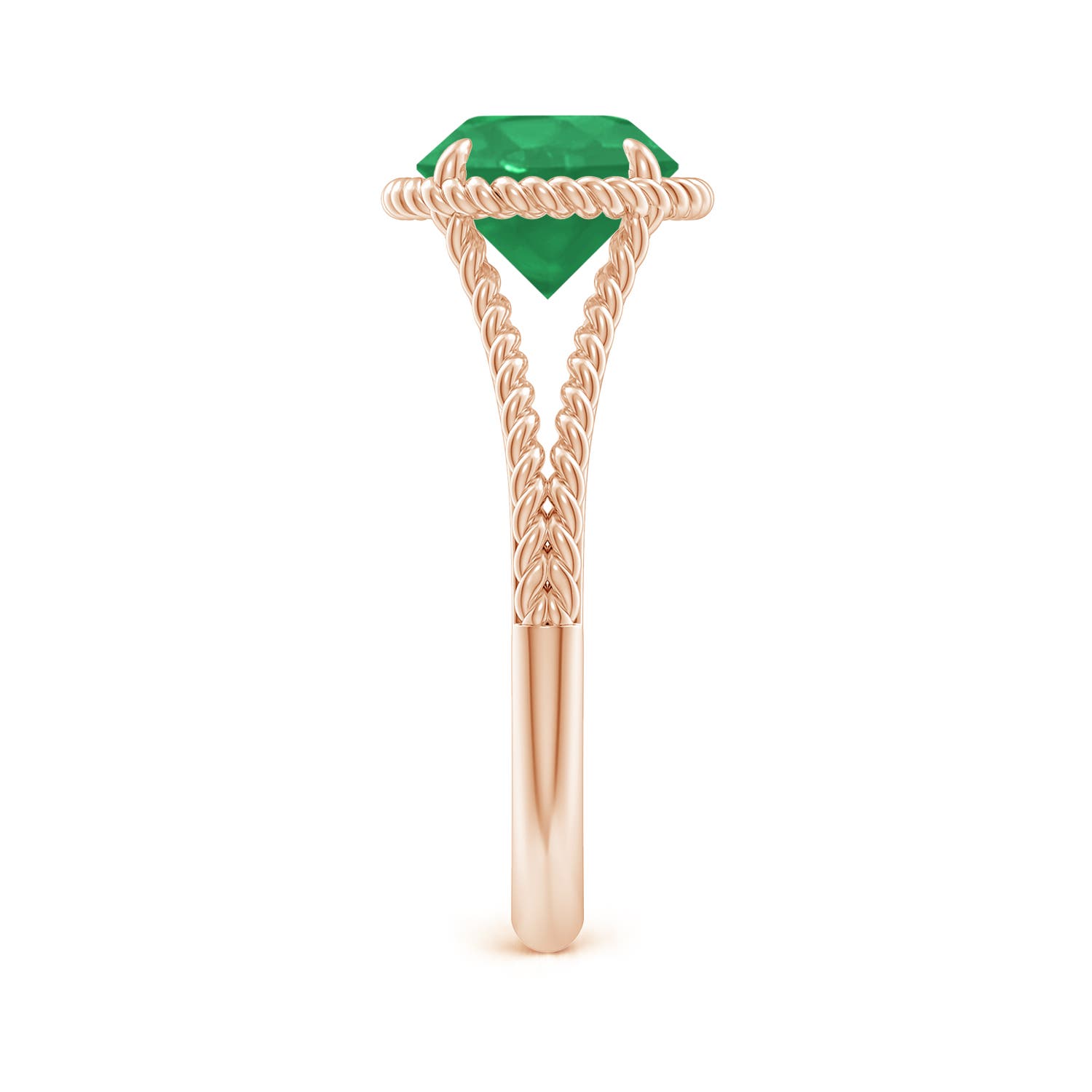 A - Emerald / 1.75 CT / 14 KT Rose Gold