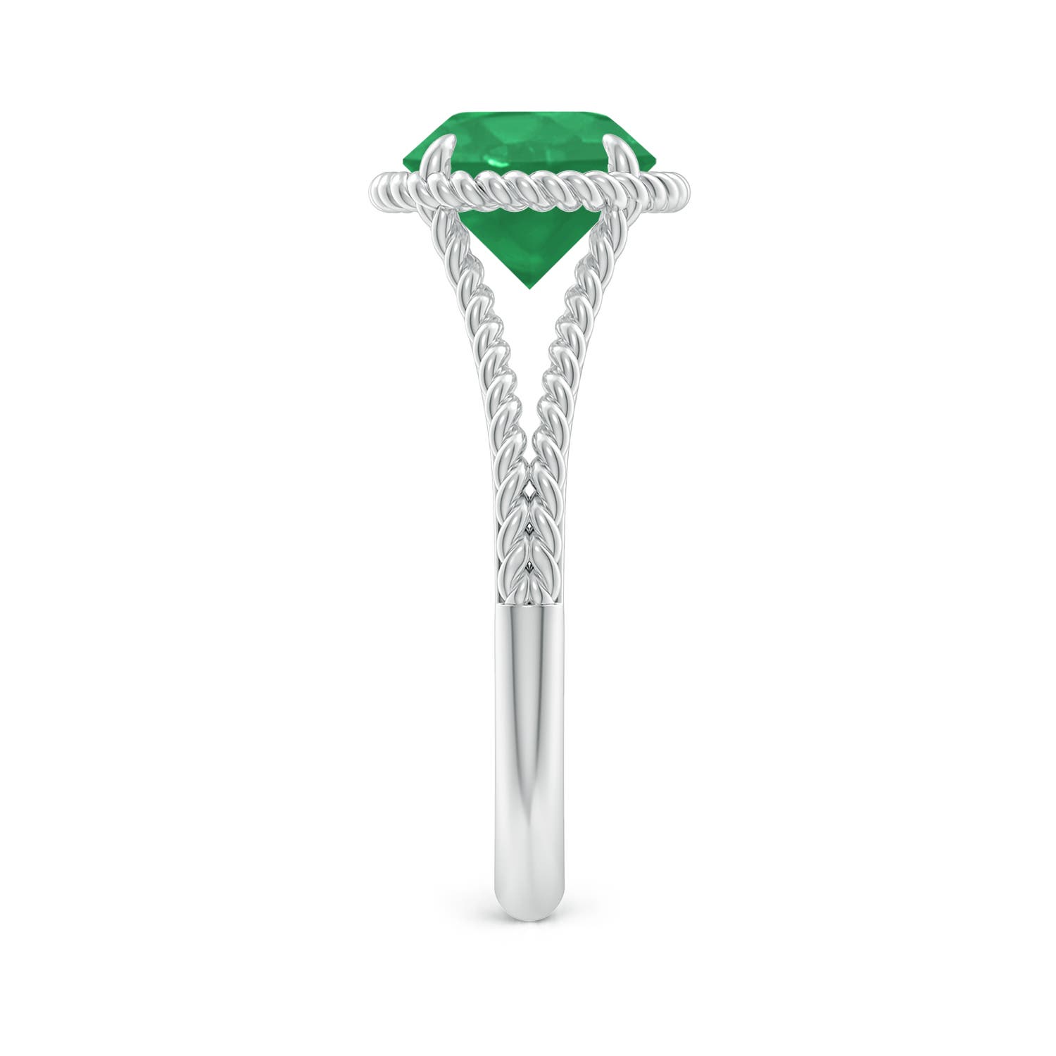 A - Emerald / 1.75 CT / 14 KT White Gold