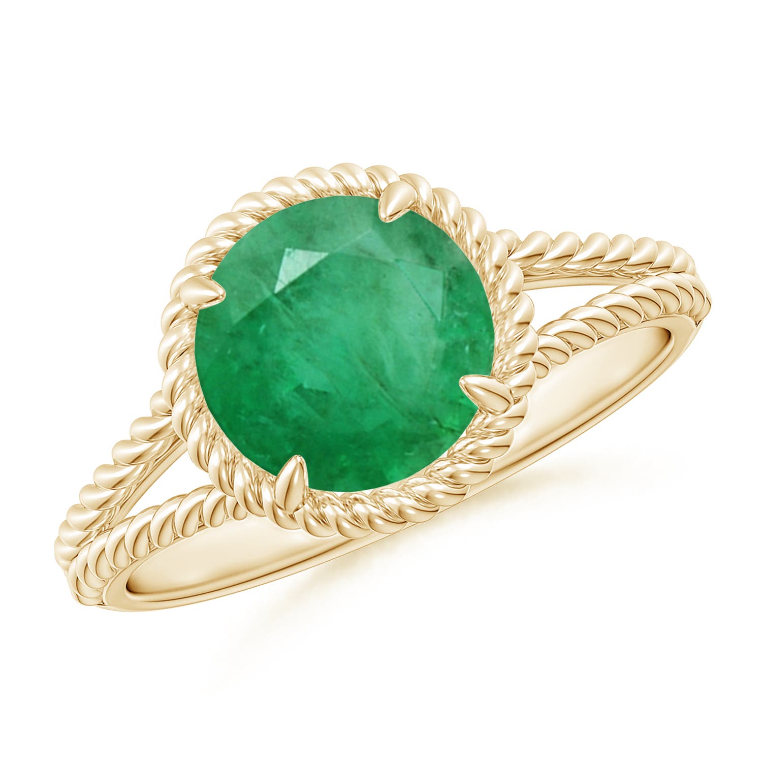 A - Emerald / 1.75 CT / 14 KT Yellow Gold