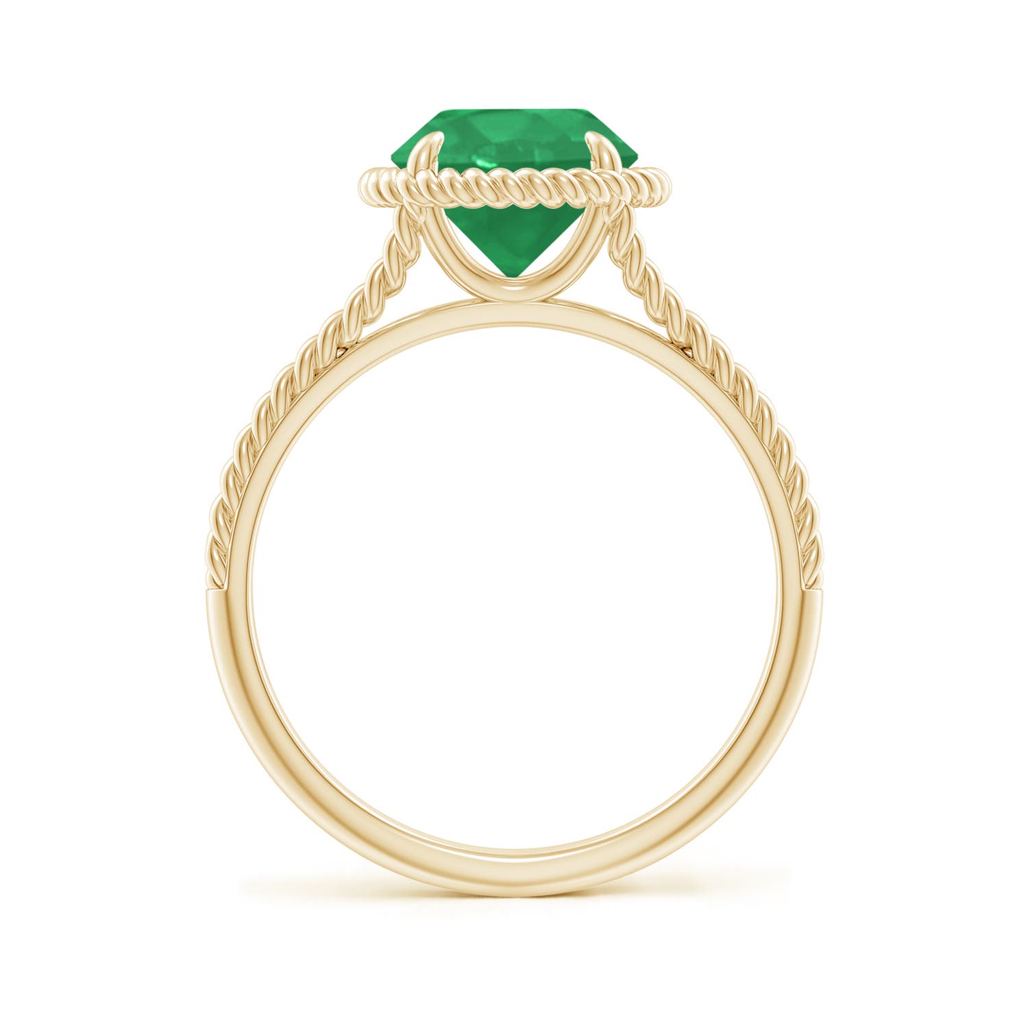 A - Emerald / 1.75 CT / 14 KT Yellow Gold