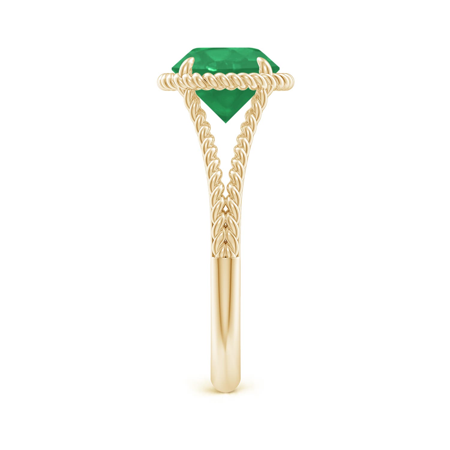 A - Emerald / 1.75 CT / 14 KT Yellow Gold