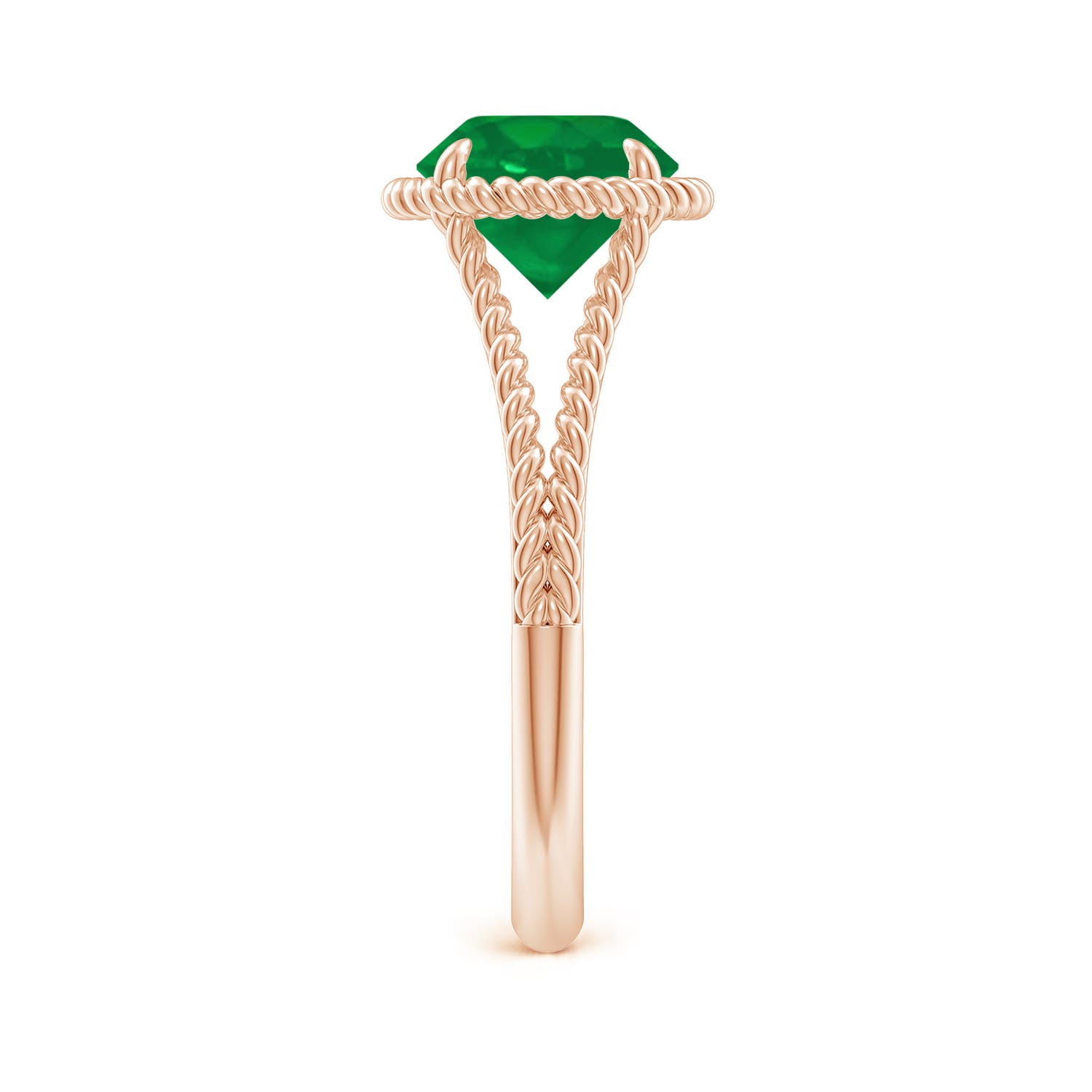 AA - Emerald / 1.75 CT / 14 KT Rose Gold