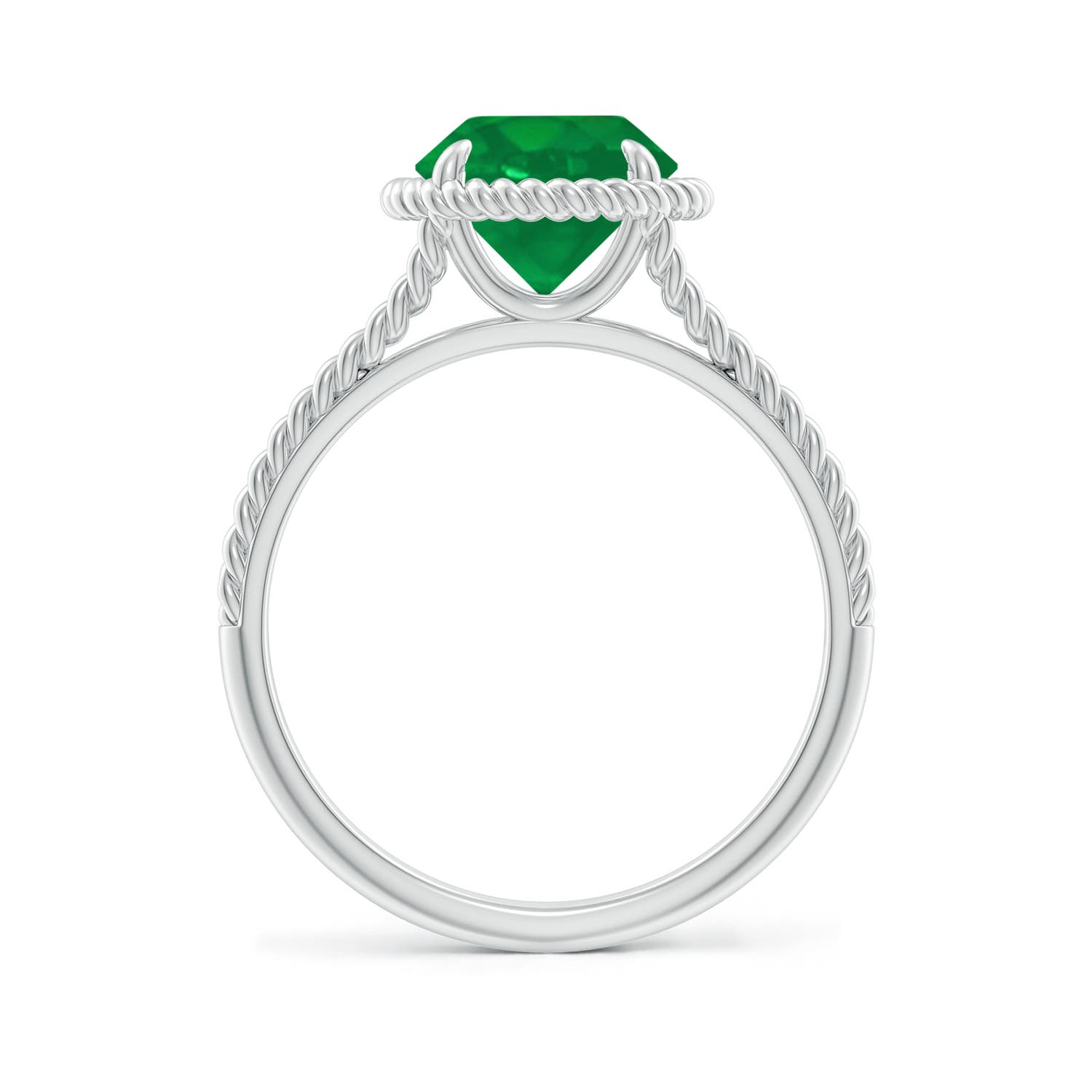 AA - Emerald / 1.75 CT / 14 KT White Gold