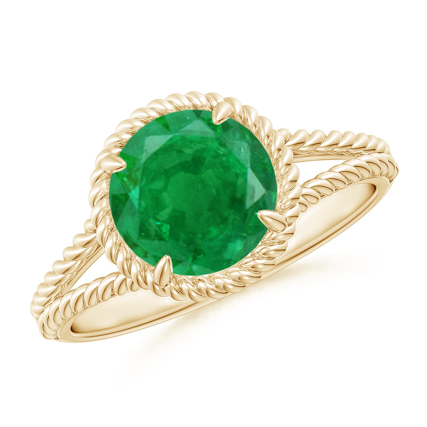 AA - Emerald / 1.75 CT / 14 KT Yellow Gold